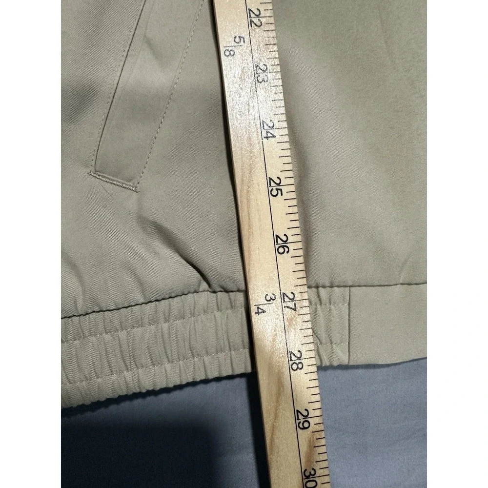 POLO RALPH LAUREN Men's Cotton Khaki Bomber Jacket Plaid Lined, 2XL